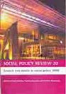 Social Policy Review 2008 No 20 Analysis and Debate in Social Policy