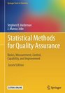 Statistical Methods for Quality Assurance Basics Measurement Control Capability and Improvement
