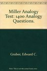 Miller Analogy Test 1400 Analogy Questions