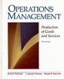 Operations Management Production of Goods and Services