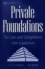 Private Foundations Tax Law and Compliance 2000 Supplement