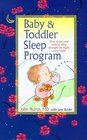 Baby and Toddler Sleep Program How to Get Your Child to Sleep Through the Night Every Night