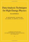 Data Analysis Techniques for HighEnergy Physics Experiments