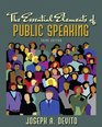 Essential Elements of Public Speaking Value Package