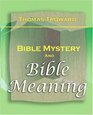Bible Mystery and Bible Meaning (1913)