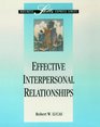 Effective Interpersonal Relationships
