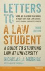 Letters to a Law Student A guide to studying law at university