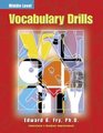 Vocabulary Drills Middle