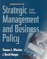 Concepts in Strategic Management and Business Policy Ninth Edition