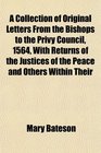 A Collection of Original Letters From the Bishops to the Privy Council 1564 With Returns of the Justices of the Peace and Others Within Their