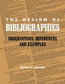 The Design of Bibliographies Observations References and Examples