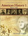 American History 1   Softcover Student Text Only