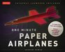 One Minute Paper Airplanes Kit 12 Fabulous PopOut Planes  Easily Assembled in Under a Minute