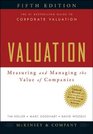 Valuation Measuring and Managing the Value of Companies 5th Edition