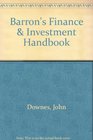 Barron's Finance  Investment Handbook