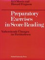 Preparatory Exercises in Score Reading