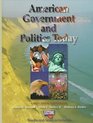 American Government and Politics Today 19971998