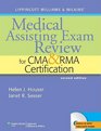 Lippincott Williams  Wilkins' Medical Assisting Exam Review for CMA and RMA Certification