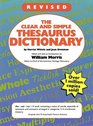The Revised clear and Simple Thesaurus Dictionary