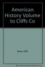 American History Volume to Cliffs Co
