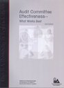 Audit Committee Effectiveness  What Works Best 3rd Edition