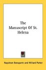 The Manuscript Of St Helena