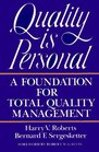 Quality Is Personal  A Foundation For Total Quality Management