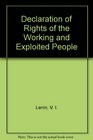 Declaration of Rights of the Working and Exploited People