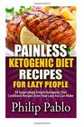 Painless Ketogenic Diet Recipes For Lazy People 50 Simple Kategonic Diet Cookbook Recipes Even Your Lazy Ass Can Make