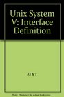 Unix System V Interface Definition