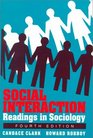 Social Interaction Readings in Sociology