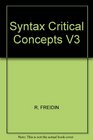 SyntaxCritical Concepts    V3