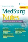 Hopkins Med Surg Notes Nurse's Clinical Pocket Guide 3e