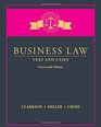 Business Law Text and Cases