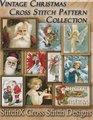 Vintage Christmas Cross Stitch Pattern Collection Black  White Charts