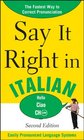 Say It Right in Italian 2nd Edition