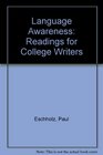 Language Awareness Readings for College Writers