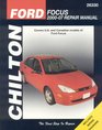 Ford Focus 2000 through 2007
