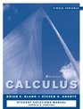 Calculus Single Variable Student Study and Solutions Companion