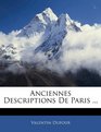 Anciennes Descriptions De Paris