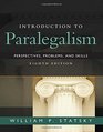 Introduction to Paralegalism Perspectives Problems and Skills