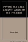 Poverty and Social Security Concepts and Principles