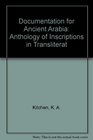 Documentation for Ancient Arabia Anthology of Inscriptions in Transliterat