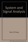 System  Signal Analysis 2e  International Student Edition