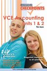 Cambridge Checkpoints VCE Accounting Units 1and 2 Units 12