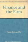 Finance and the firm