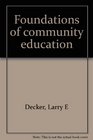 Foundations of community education