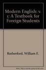 Modern English v 1 A Textbook for Foreign Students