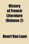 History of French Literature
