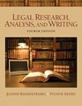 Legal Research Analysis and Writing Plus NEW MyLegalStudiesLab Virtual Law Office Experience with Pearson eText